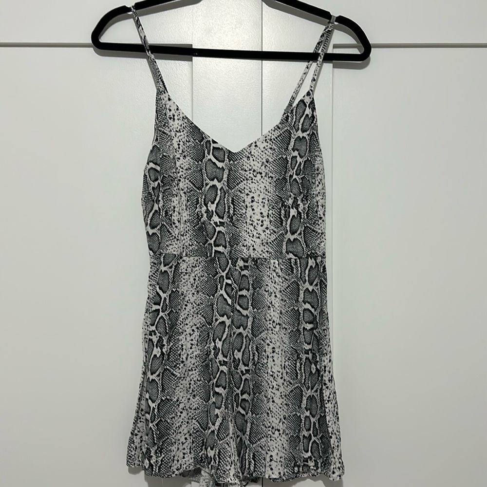 Snake skin shorts jumper